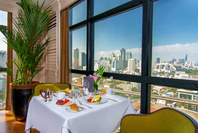 Executive Club Lounge Breakfast at The Sukosol Hotel Bangkok