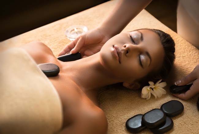 Volcanic Rock Treatment at Lotus Spa