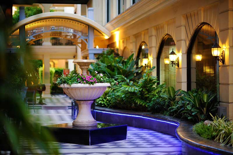 Garden Courtyard at The Sukosol Hotel, Bangkok