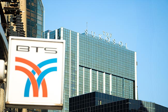 BTS Phaya Thai next to The Sukosol