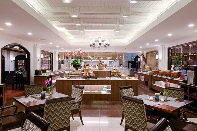 All-you-can-eat breakfast at The Sukosol Hotel, Bangkok