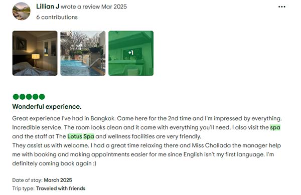 Spa Reviews