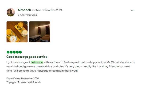 Spa Reviews