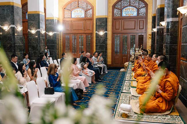 Buddhist Ceremony Wedding at The Sukosol
